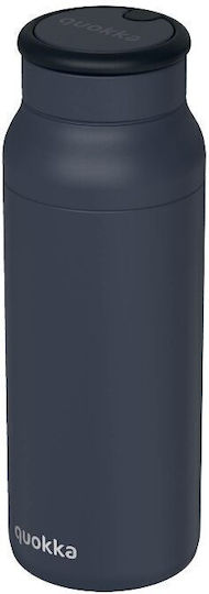 Quokka Μπουκάλι Θερμός Ανοξείδωτο BPA Free 690ml Silicone BLACK