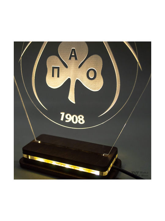 World of Wood Decorative Table Lamp Basketball LED 20x17cm