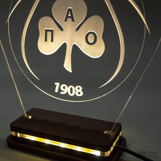World of Wood Διακοσμητικό Φωτιστικό Παο Μπασκετ LED 20x17εκ.