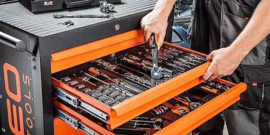 Neo Tools Set de chei tubulare și clichet 1\2" 27buc