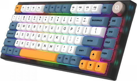 Aqirys LIBERTAS Ασύρματο Gaming Μηχανικό Πληκτρολόγιο 75% με HaiMu x AQIRYS Super Silent διακόπτες και RGB φωτισμό (Αγγλικό US)