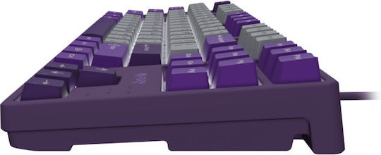 Fury Kanabo K2 Gaming Mechanical Keyboard with Illuminated Keys (English US) Grey/Violet