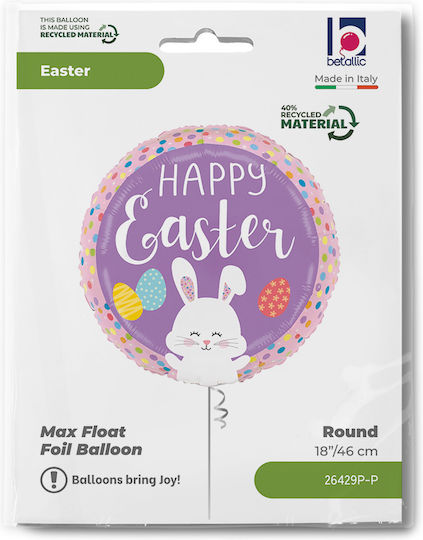 Happy Easter Balloon Bunny 45 Cm