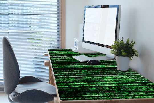 Tăvi Pentru Birou Vinil Model Rezistență Semne Verzi 120x60 Cm