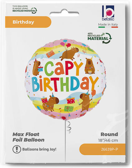 18"" Μπαλόνι Capybara Birthday