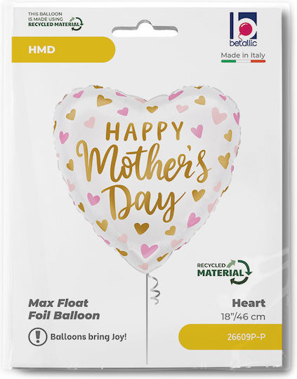 18"" Heart Balloon Happy Mother's Day