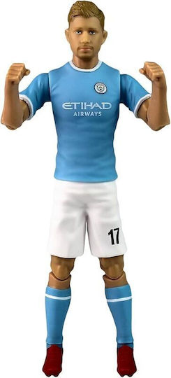Banbo Toys Manchester City Soccer Kevin De Bruyne Action Figure 20cm #83651