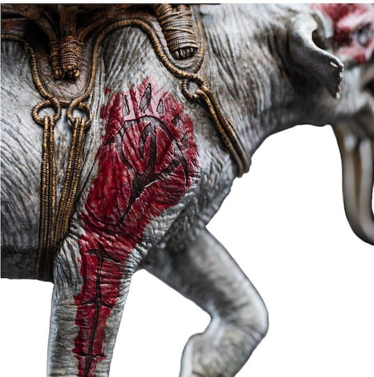 Weta Workshop Lord of the Rings The Lord of the Rings Mumak In Battle Statue 17cm