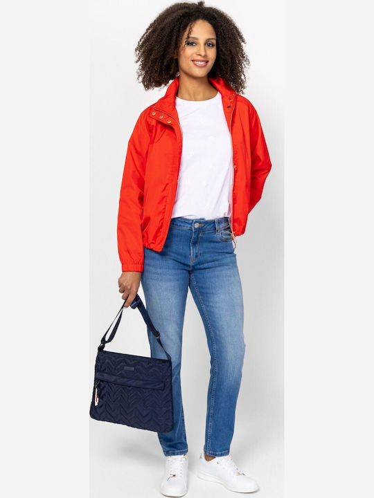 Damen Bomber Jacke Rot