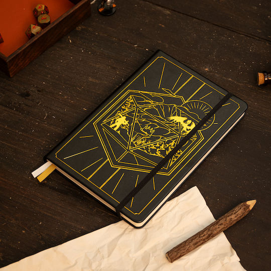 Dungeons & Dragons Rpg Journal 5e Black