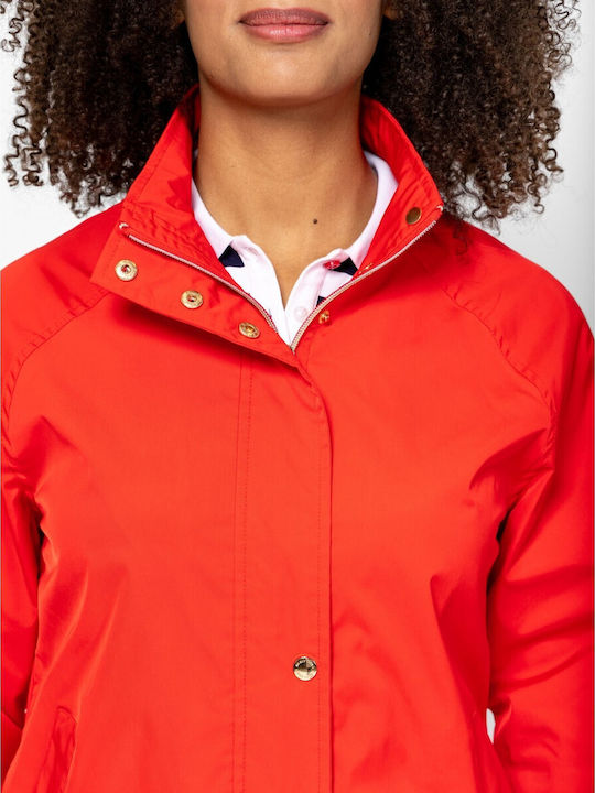 Damen Bomber Jacke Rot