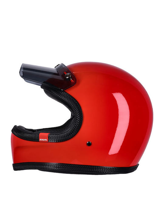 Roeg Peruna 2.0 Flaming Red Motorcycle Helmet Motocross ECE 22.05 1000gr