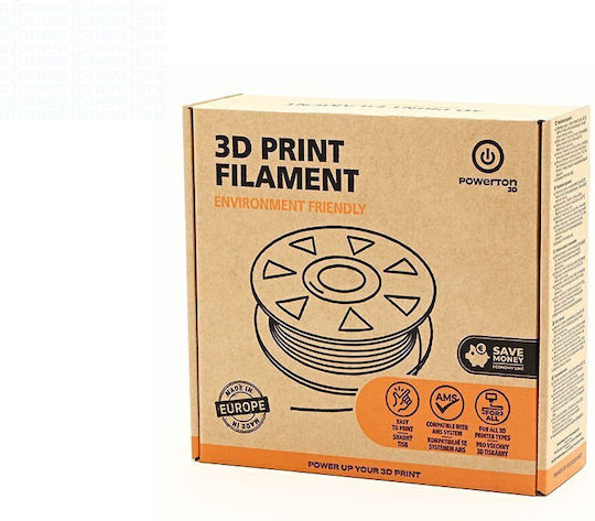 Powerton ASA 3D Printer Filament 1.75mm Γκρι 1kg