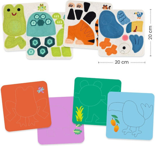 Djeco Djeco Kinderkunst Collage Tiere