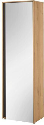Elbsori 161 Μονόφυλλη Ντουλάπα με Καθρέπτη 60x40x200cm