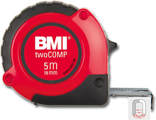 BMI Tools 472 TwoComp 5m Μετροταινία 5m