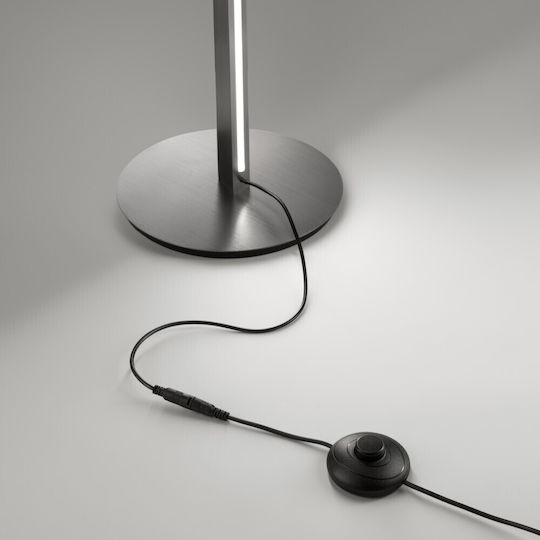 Ideal Lux Blade LED Floor Lamp H251xW25cm. with Warm White Light 1900lm Gray