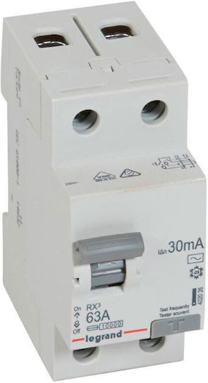 Legrand Rx-3 Phasenrelais Leckage der Erde 63A Bipolar