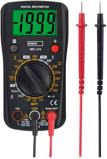 Emos Ψηφιακό Πολύμετρο με Μέτρηση AC / DC M3620