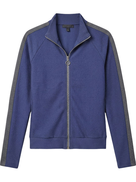 Women's Cardigan with Zipper Purple