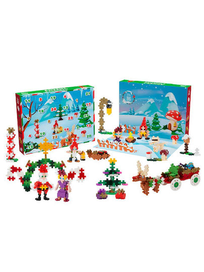Plus Plus Advent Calendar Santas World