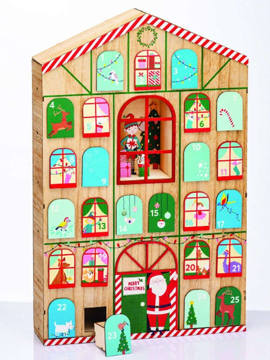 Aca Aca Selbstgemachter Holz-Adventskalender
