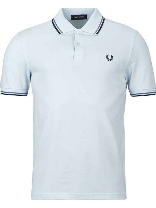 Twin Tipped Polo Bluză Cu Mânecă Scurtă Albastră
