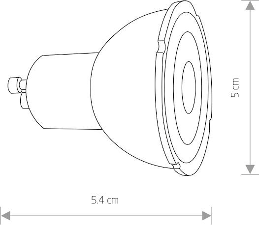 Nowodvorski Λάμπα LED 7W για Ντουί GU10 Θερμό Λευκό