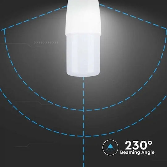 V-TAC LED Bulb 7.5W 100mm for Socket E14 and Shape T37 Warm White 660lm