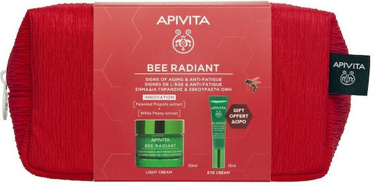 Apivita Bee Radiant Skin Care Set for Anti-ageing & Brightening 3 Pieces