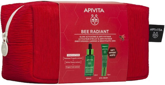 Apivita Bee Radiant Skin Care Set for Anti-ageing & Brightening 3 Pieces