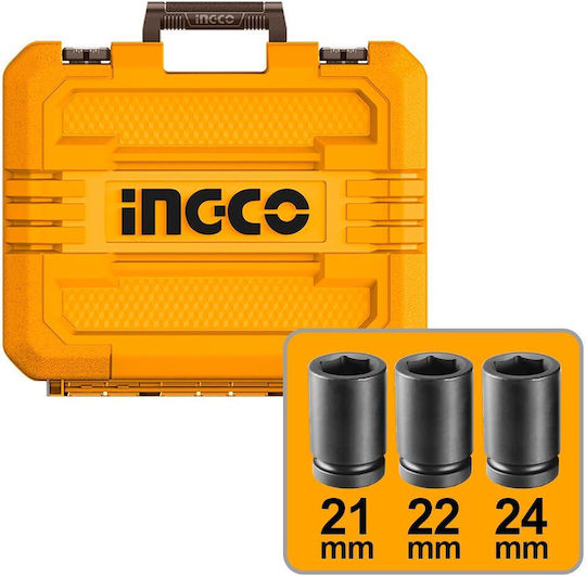 Ingco CIWLI2055E Brushless Μπουλονόκλειδο Μπαταρίας 20V 2x4Ah