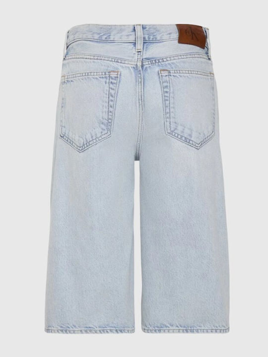 Bermude Denim Albastru Deschis Pentru Femei
