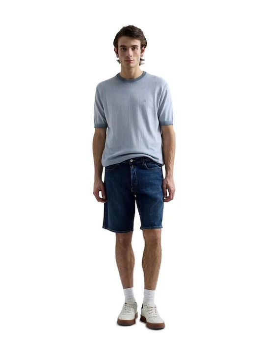 Herren Shorts Denim Blau