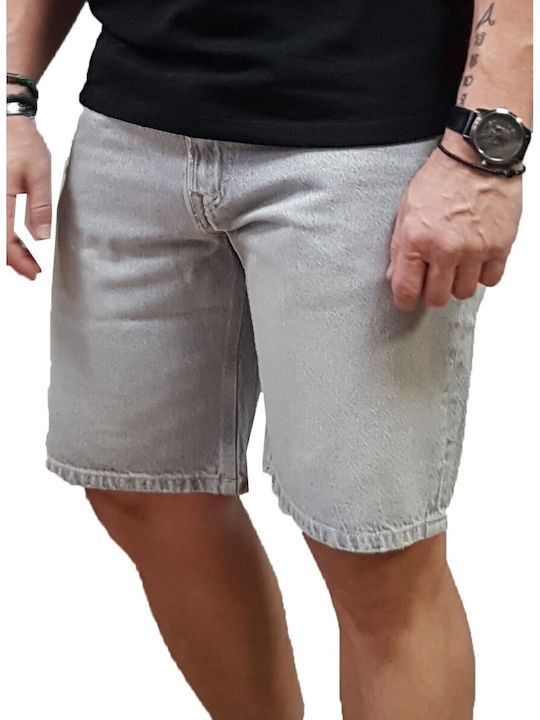 Pepe Jeans Ανδρική Βερμούδα Τζιν Gray Melange
