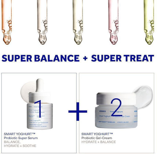 Korres Smart Yoghurt Skin Care Set for Moisturizing 3 Pieces