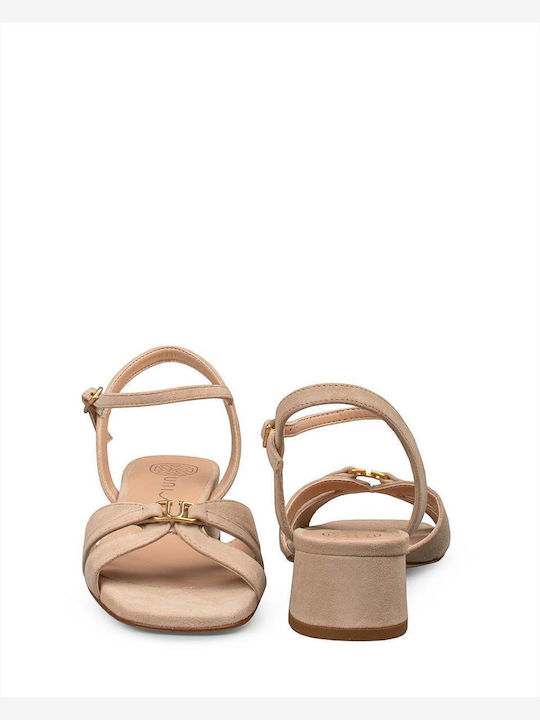 Women's Flat Sandals Beige