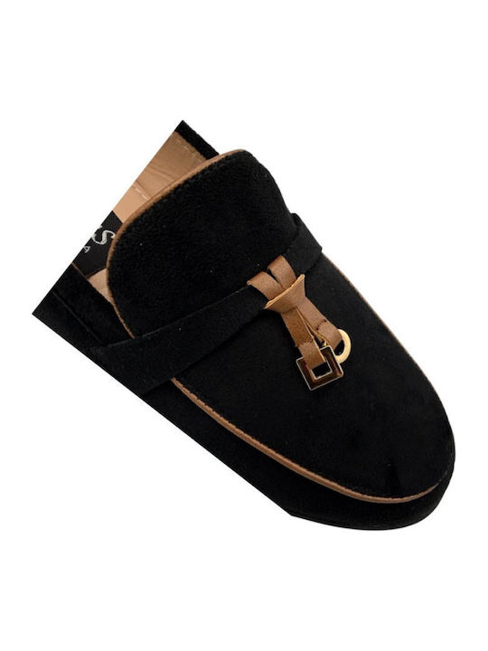 Damen Mokassins in Schwarz Farbe