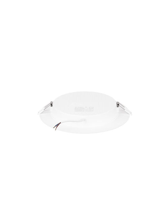 V-TAC Кръгла Вграден Спот с Патрон Вграден LED Бял 22.08x22.08см. 1бр
