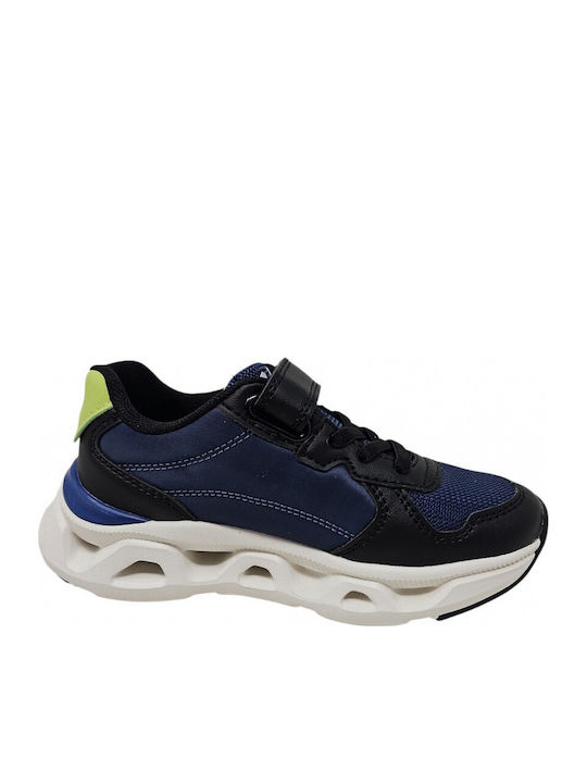 Kids Sneakers Anatomic with Hoop & Loop Closure Blue