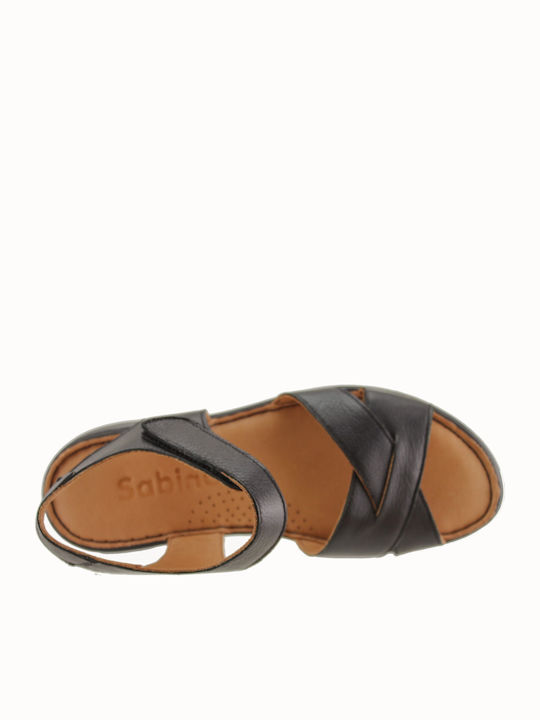 Sommer Damenplattformen Schwarze G-241672
