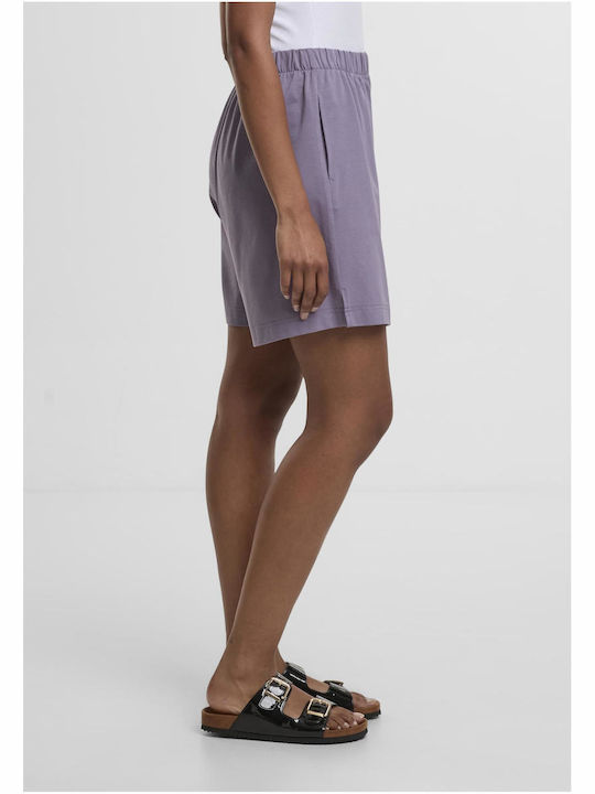 Ladies Women's Shorts Dustypurple