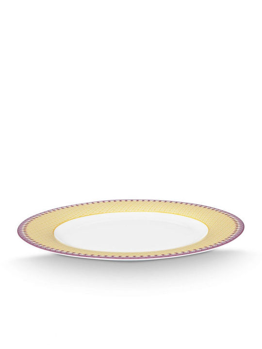 PiP Studio Εταζέρα από Πορσελάνη Κίτρινη Ø17cm Π21xΜ26.5cm
