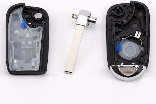 Car Key Shell with Key Blade with 3 Buttons for Chevrolet