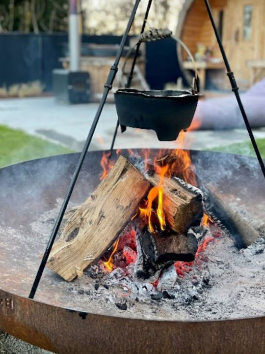 Bonfeu Outdoor Metal Fireplace Brown 60x60x17cm