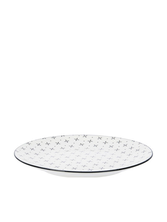 Excellent Houseware Geschirrset aus Porzellan Weiß 16Stück