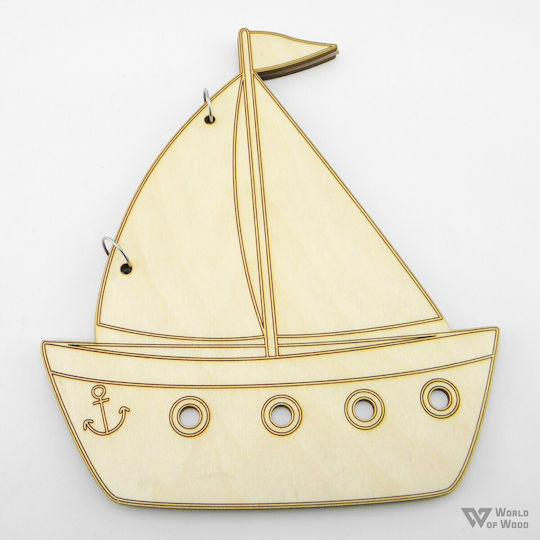 World of Wood Книга за гости от дърво