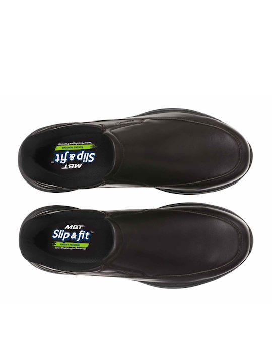 Pantofi Casual Bărbătești Din Piele Maro