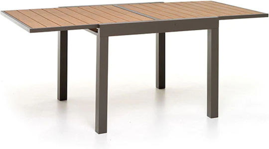 Κουζίνας Επεκτεινόμενο Καφέ 180+90x90x75εκ. Κουζίνας Επεκτεινόμενο Καφέ 180+90x90x75εκ.