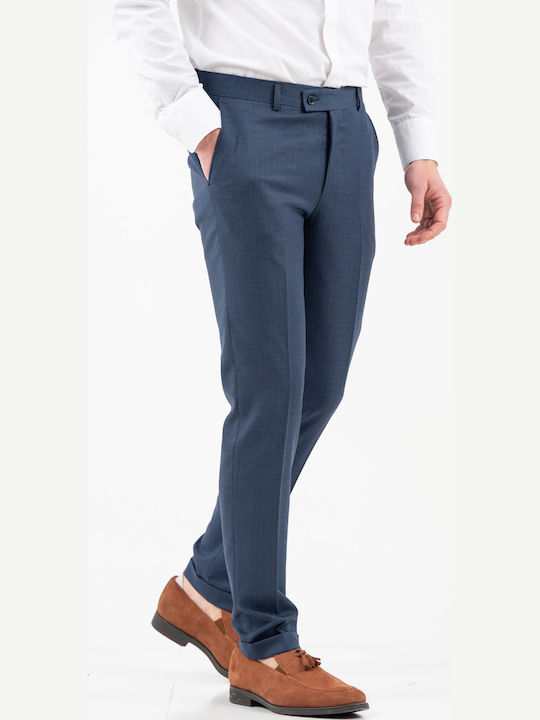 Men's Suit with Vest Blue